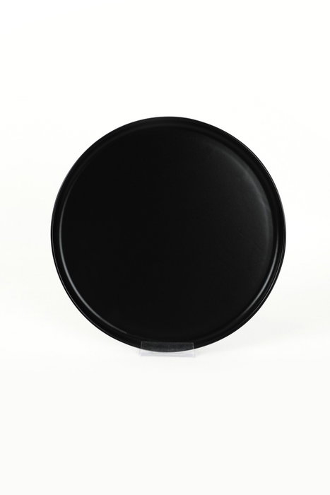 Hermia Set de cena de cerámica de 18 piezas - Negro